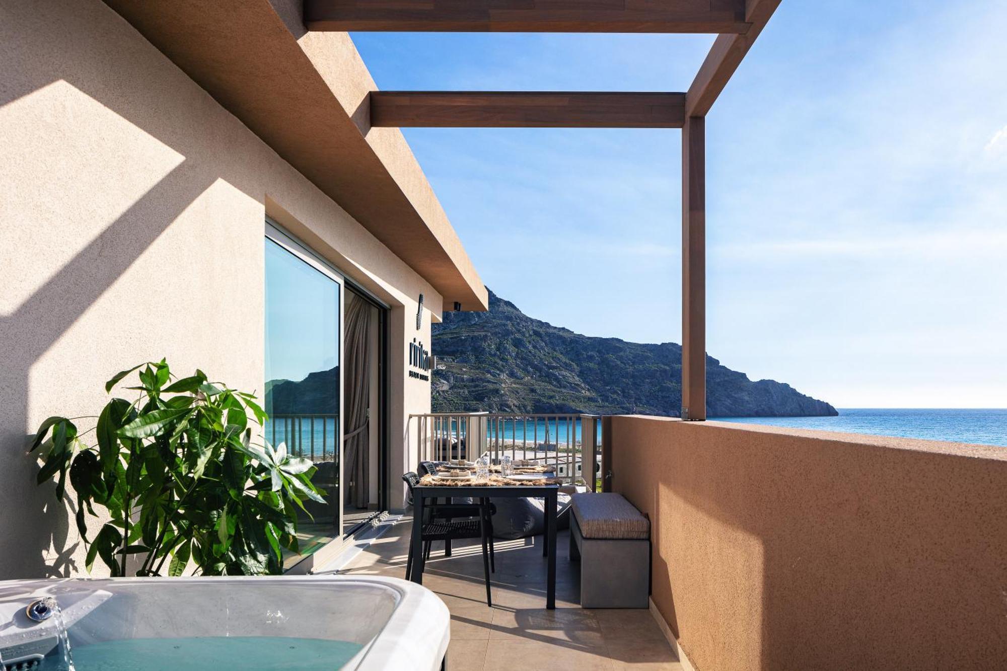 Ririka Beach Living, New Feel-At-Home Luxury Suites Plakias Eksteriør billede